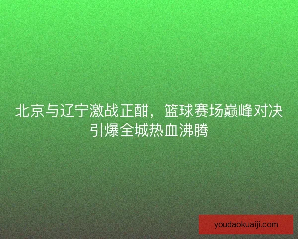 北京与辽宁激战正酣，篮球赛场巅峰对决引爆全城热血沸腾